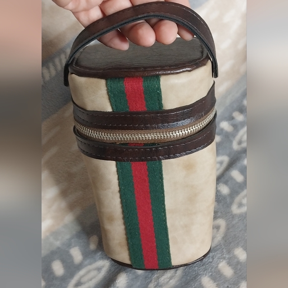 Vintage Gucci Leather Flask Holder - Picture 7 of 8